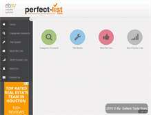 Tablet Screenshot of perfect-list.com